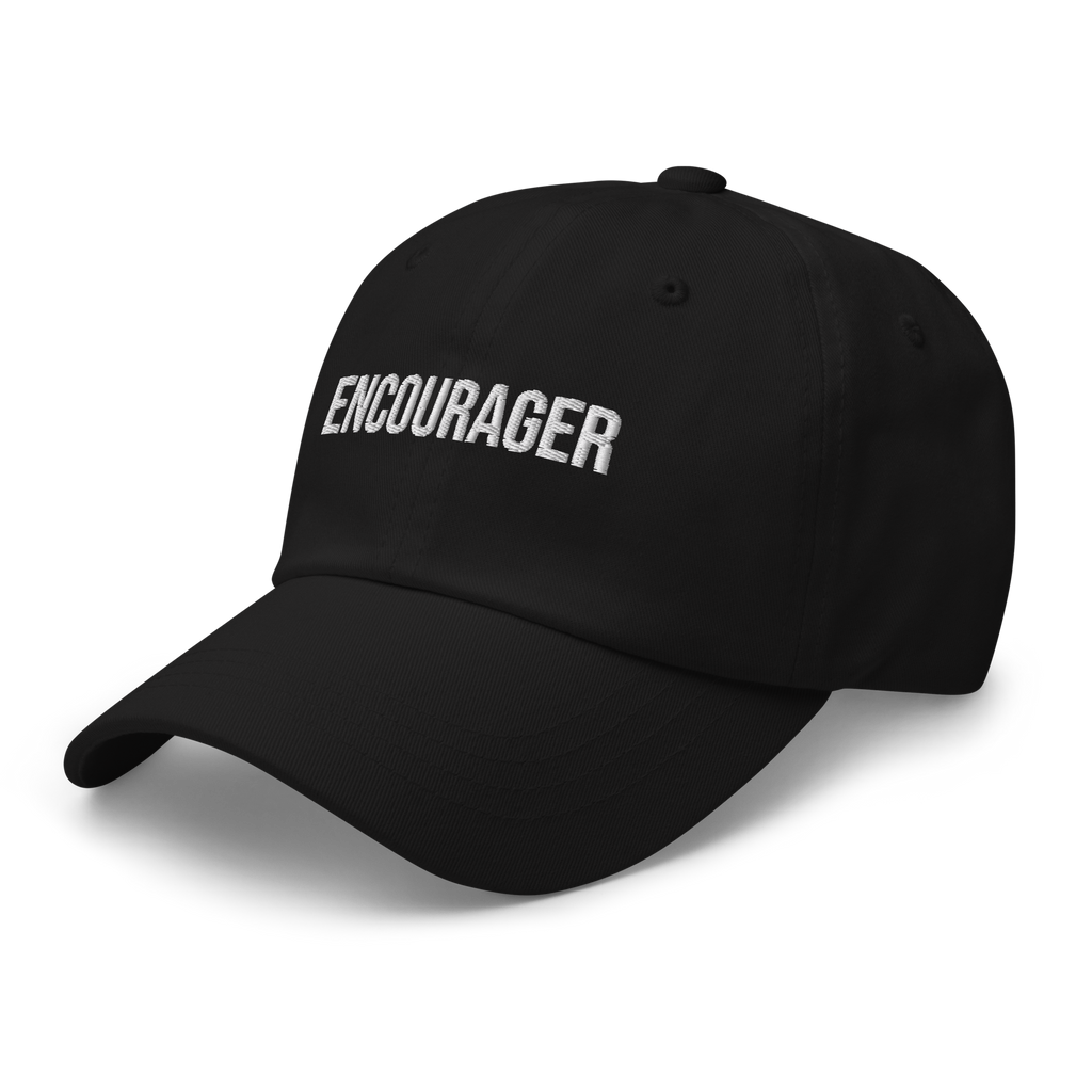 ENCOURAGER BLACK DAD HAT