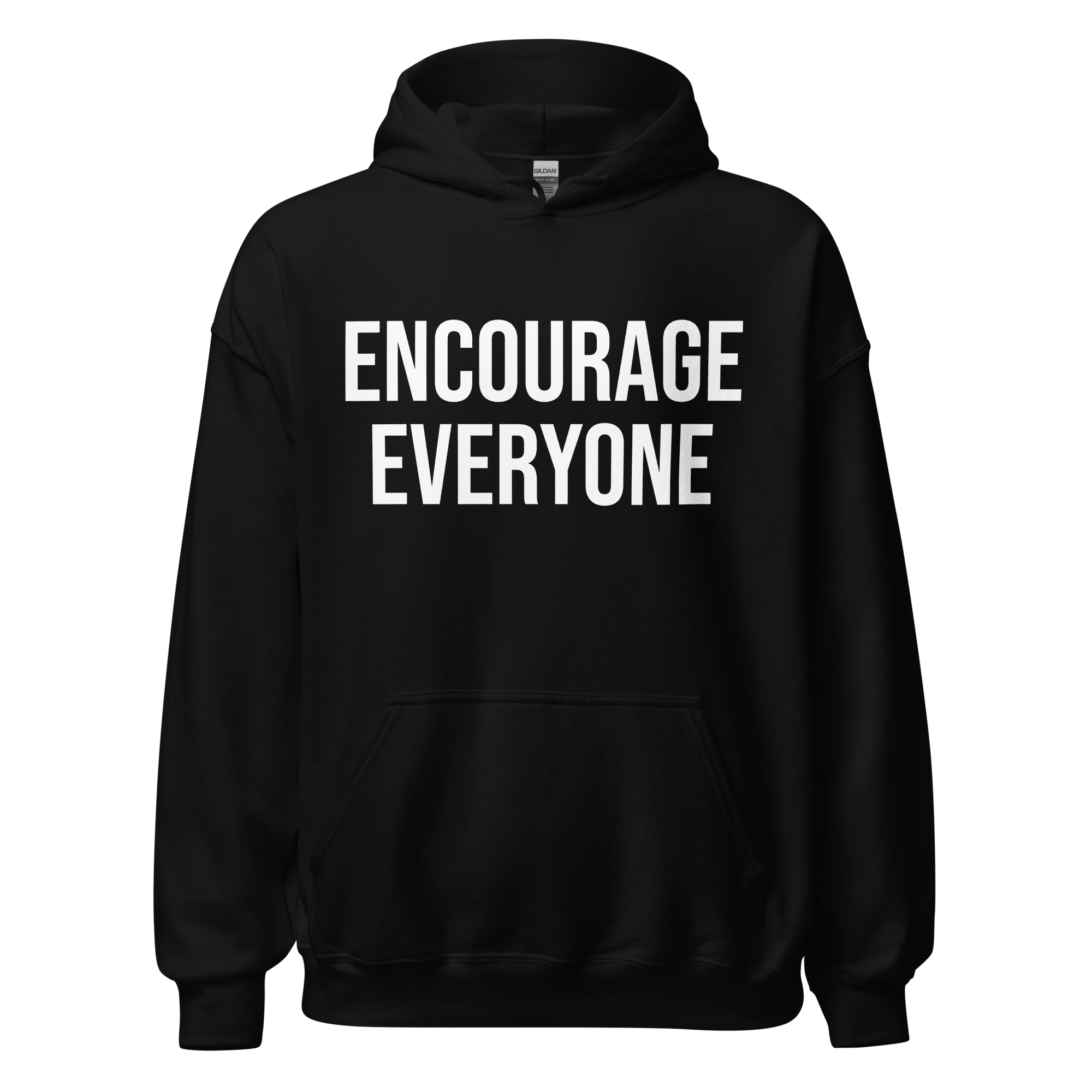 ENCOURAGE EVERYONE BLACK HOODIE