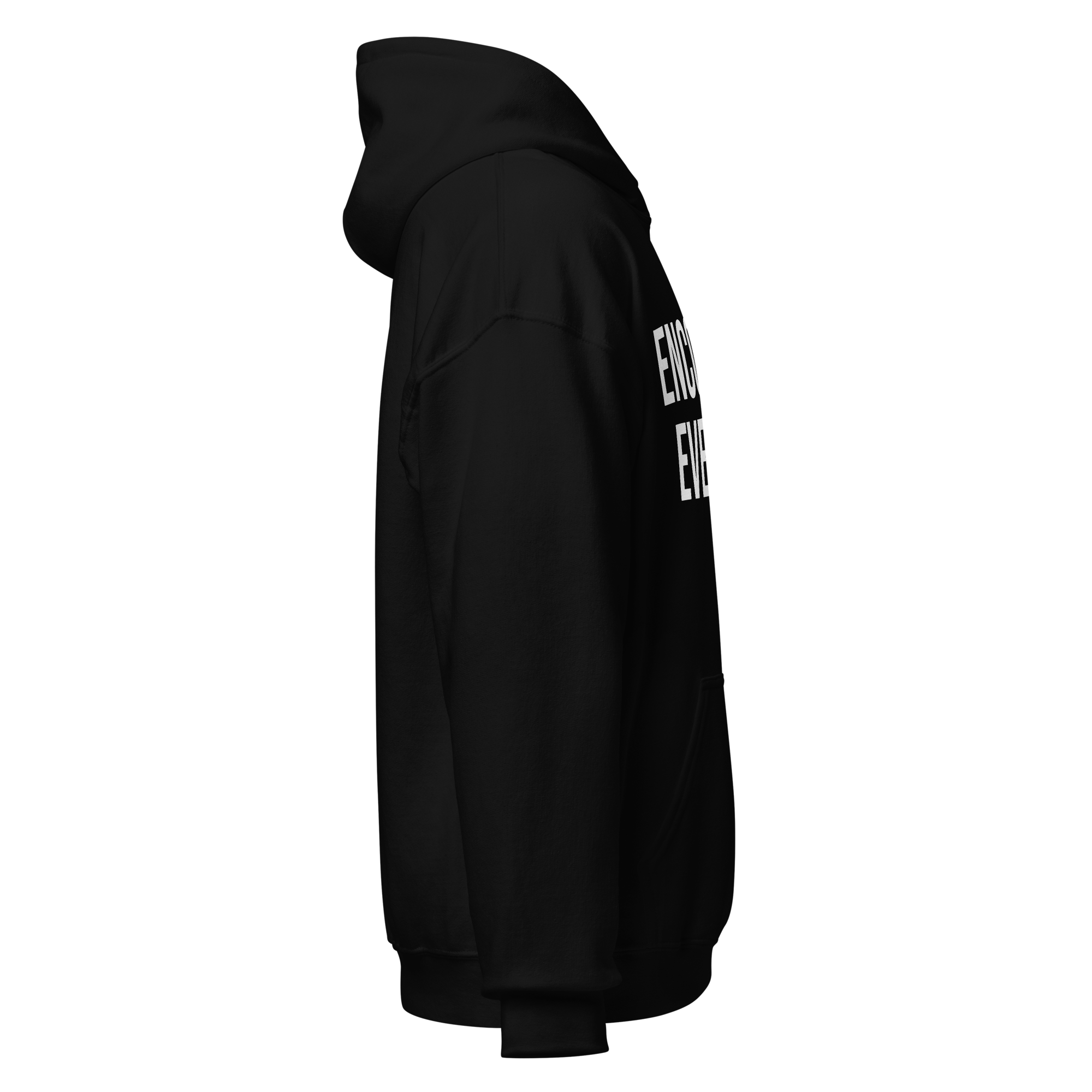 ENCOURAGE EVERYONE BLACK HOODIE